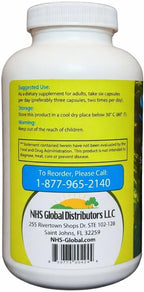 Sea of Greens – Organic Seaweed & Algae Superfood Blend – Spirulina, Chlorella, Bladderwrack, Wakame – Natural Iodine & Fucoidan – Oxalate-Free – 180 Vegetable Capsules - 3 Pack
