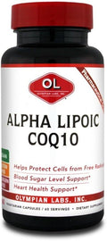 Olympian Labs Alpha Lipoic Coenyme Q 10 200 mg Caps, 60 Count
