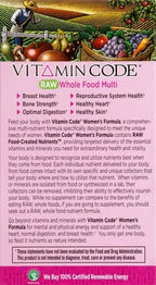Garden of Life Multivitamin for Women, Vitamin Code Women's Multi - Whole Food Womens, Iron, Folate not Folic Acid, Vitamin A and Probiotics for Womens Energy, 240 Vegetarian Capsules, (Pack of 2)