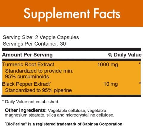 Stop Aging Now - Curcumin2K Formula with Bioperine - Brain & Heart Health, Antioxidants & Joint Health Support - Turmeric & Black Pepper Extract - 60 Vcaps (3 Bottle Multi-Pack)