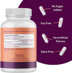 BESTVITE R-Lipoic Acid 100mg Stabilized with Bio-Enhanced® Na-RLA (120 Vegetarian Capsules) No Stearates - No Flow Agents - Vegan - Non-GMO - Gluten Free