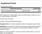 Swanson Beta-Carotene Vitamin A 25,000 IU Eye and Skin Health Supplement for Adults Seeking Vision and Immune Support - 7,500 mcg (300 Softgels, 2 Pack)