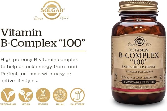 B-Complex "100" Solgar 100 Tabs