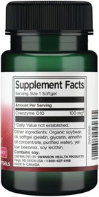 Swanson Coq10 100 100 Milligrams 50 Sgels
