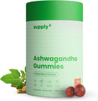 SUPPLY6 KSM-66 Ashwagandha & Vitamin D Gummy - 60 Count - Mixed Berry, KSM-66, Vegan, Plant Based, Non-GMO, Gluten-Free & Gelatin Free, for a Happier You, Pack of 1