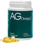 AG1 Omega 3 Fish Oil Softgels – 2000mg EPA & DHA from Wild-Caught Fish, Supports Heart, Brain & Joint Health | 90 Capsules | Athletic Greens Supplement