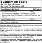 Nature's Blend Probiotic Blend 2 Million Cfu 100 Caps, White