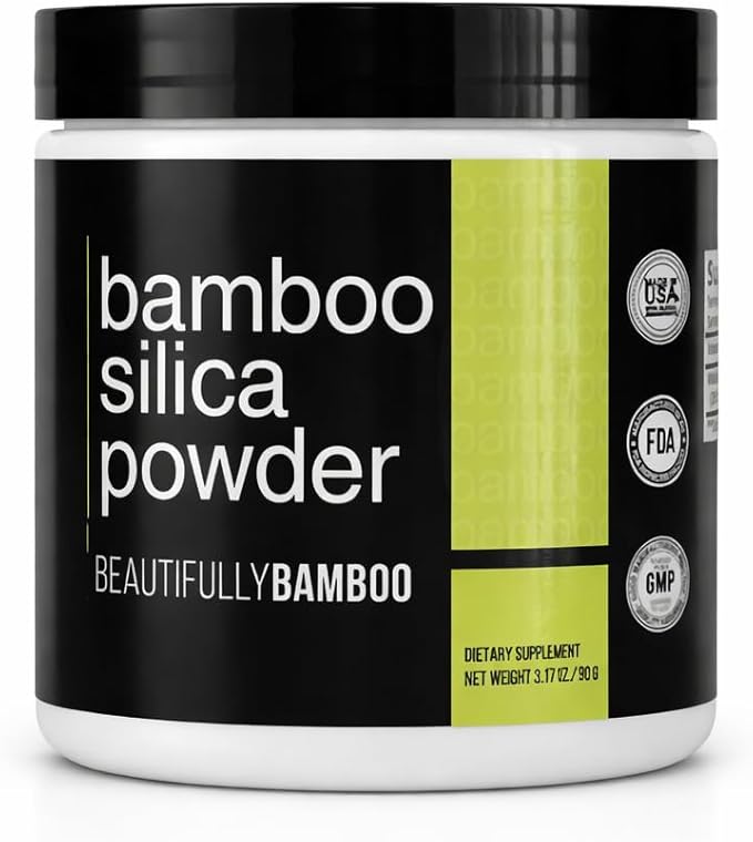 Bamboo Silica Extract Power [Hair, Skin & Nails -150 Servings] - Beautifully Bamboo