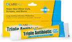 CareAll Triple Antibiotic Ointment + Pain Relief 1.0 oz (2 Pack), Dual Action First Aid for Minor Scrapes, Cuts, and Burns to Help Prevent Infection While Providing Maximum Strength Pain Relief.