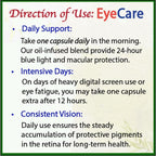 Advanced EyeCare | USDA Organic Eye Health Supplement with Lutein & Zeaxanthin | Maqui, Goji & Sea Buckthorn Extracts | 60-Day Supply | Vegan, Non-GMO, Made in USA