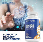 BioMatrix Biofilm Disruptor, GI Repair Digestive Supplement for Men and Women, Oil of Thyme, Oregano & Clove, Gut Microbiome & Intestinal Health Support | Microb-Defend (90 Softgels)