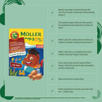 Moller’s ® | Omega 3 Capsules for Children | Natural Fish Oil Omega 3 Fish Oil for Kids | with DHA and EPA, No Gluten, Lactose or Added Sugar & Easy to Chew | Cola Flavor | 36 Capsules