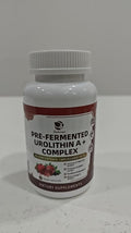 Triple-Strength Urolithin A+ Complex for Cellular Health, Function & Well-Being | Concentrated Pre-Fermented Urolithin A+ Complex Plus Wormwood & DGL for Gut Support–Plant Based, GMP, 120 Count