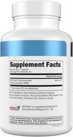 Transparent Labs NMN Supplement for NAD+ Levels - NAD Supplement with 600 mg Nicotinamide Mononucleotide to Support Healthy Aging, Cellular Energy Production, & Metabolic Balance - 30 Count