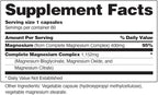 Snap Triple Magnesium Complex for Women & Men for Sleep & Muscle Support – 400mg, 3-in-1 Magnesium Supplement – Bisglycinate, Citrate & Oxide – Chelated for High-Absorption, 60 Vegetarian Capsules