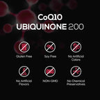 Intelligent Labs CoQ10 Ubiquinone 200mg Softgels | Coenzyme Q10 with MCT Oil for Max Absorption | Soy, Sugar, Gluten, and GMO-Free | 120 Servings | 120 Days Supply