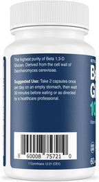 Better Way Health Advanced Immune Readiness – 1,3/1,6 Beta Glucan with Vitamin C, Selenium & Resveratrol – Immune Support Supplement for NK Cells & Phagocytosis – 60 Capsules