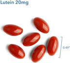 ARG Lutein 20 mg Key Eye Nutrient - Supplement to Support Eye Health - Delivers 20 mg Lutein with 1 mg Zeaxanthin - Carotenoid Antioxidant - Vegetarian & Hypoallergenic - 60 Servings - 60 Capsules