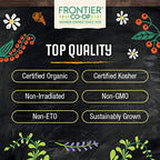 Frontier Organic Tea Bag Cut Turmeric Root, 1-Pound Bulk, Ideal for Iced Tea, Pickling Brines, Hot Tea, Sweet, Warm, Peppery