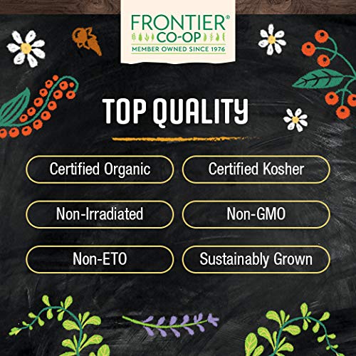Frontier Organic Tea Bag Cut Turmeric Root, 1-Pound Bulk, Ideal for Iced Tea, Pickling Brines, Hot Tea, Sweet, Warm, Peppery