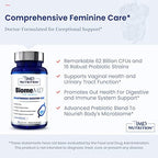 1MD Nutrition BiomeMD Probiotics for Women - Daily Prebiotics and Probiotics for Women - More Than 60 Billion CFUs, 15 Strains - Womens Probiotic to Support Urinary & Vaginal Health - 30 Capsules