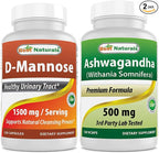 Best Naturals D-Mannose 1500 mg & Ashwagandha Extract 500 Mg