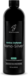 Colloidal Silver w/Nano Technology - 32ppm 16oz - 8X More Effective - Natural Immune Support - Save the Sick Days - Ages 5 & Up - Outperforms Higher PPM Silvers - No Taste & Smell - 3rd Party Tested