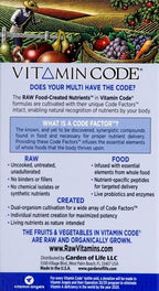 Garden of Life Vitamin Code®,Whole Food Multivitamin for Men,240 Vegetarian Capsules,(Pack of 2)