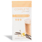 Complete by JuicePlus+ Single Serve French Vanilla Shakes - Plant-Based Nutrition - Vegan, Gluten-Free, Non-GMO, Kosher, Whole Food Based Shake Powder with Protein, Fiber & Prebiotics - 15 Servings