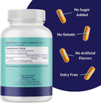 BESTVITE Riboflavin-5-Phosphate 50mg (120 Vegetarian Capsules) - No Stearates - Vegan - Non GMO - Gluten Free - Bioactive Form of Vitamin B2