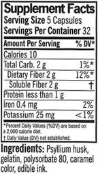 Quality Choice Daily Fiber Capsules for Regularity, 160 Count