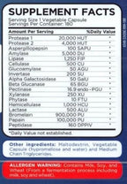 Zenesis Labs Digestive Enzymes - with Amylase, Bromelain, Protease, Lipase, & 14 Other Enzymes - 180