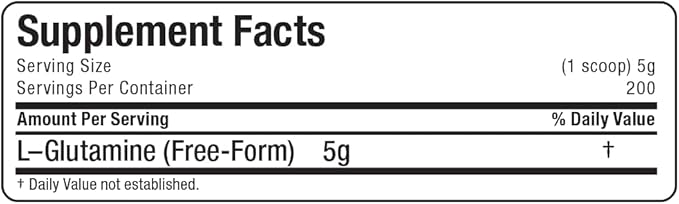 ALLMAX L Glutamine Powder 1000g, Fermented L-Glutamine Powder Pure, Unflavored Glutamine Supplement for Gut Health, Recovery & Immune Support, Vegan, Gluten Free