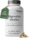 NOOT Digestive Herbs for IBS Support & Anti Bloating for Women and Men, Ginger, Peppermint Extract, Cardamom & Fennel for Gas, Discomfort, Indigestion, Heartburn, Digestive Support, 60 Capsules