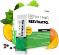 Noobru™ - Better Than - Resveratrol – Powerful Polyphenol Supplement with Fisetin & Mango Flavor for Longevity, Cellular Health, Brain Function & Anti-Aging Support
