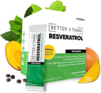 Noobru™ - Better Than - Resveratrol – Powerful Polyphenol Supplement with Fisetin & Mango Flavor for Longevity, Cellular Health, Brain Function & Anti-Aging Support