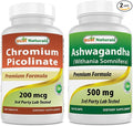 Chromium Picolinate 200 mcg & Ashwagandha Extract 500 Mg