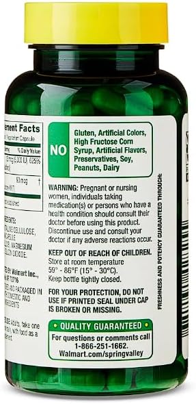 Vitamin K2 + D3 • 5000 IU D3 + Vitamin K2 • Bone, Heart & Immune Support • 90 Vegetarian Capsules • Non-GMO by Spring Valley + Daily Supplement Tracker Sticker