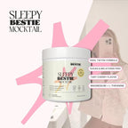 Sleepy Bestie Mocktail for Women & Men - Magnesium Citrate & Glycinate Powder for Sleep, Calm Support Supplement with L-Theanine & Tart Cherry Extract, Gluten Free - 2.96 oz