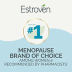 Estroven Complete + Ashwagandha Multi-Symptom Menopause Supplement for Women - 60 Ct. - Clinically Proven Ingredients Provide Menopause Relief & Night Sweats + Hot Flash Relief* - Drug-Free & Non-GMO