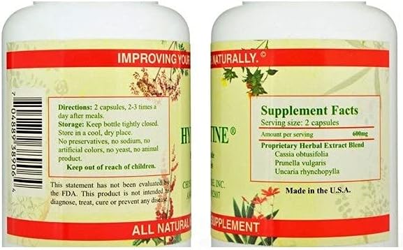 Chi’s Enterprise - Hypertine – 120 Capsules | Herbal Supplement | Premium Quality Herbal Formula | Traditional Herbal Ingredients