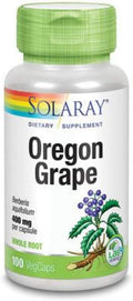SOLARAY Oregon Grape Root Capsules, 400 mg | 100 Count