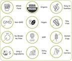 Vegan Whole Food Vitamin C, Two Ingredients (Organic Whole Acerola Cherry Powder and Organic Vegan Capsule), Non-GMO, Third Party Tested, 60 Day Supply