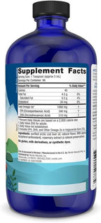 Nordic Naturals Arctic Cod Liver Oil, Orange - 16 oz - 1060 mg Total Omega-3s with EPA & DHA - Heart & Brain Health, Healthy Immunity, Overall Wellness - Non-GMO - 96 Servings