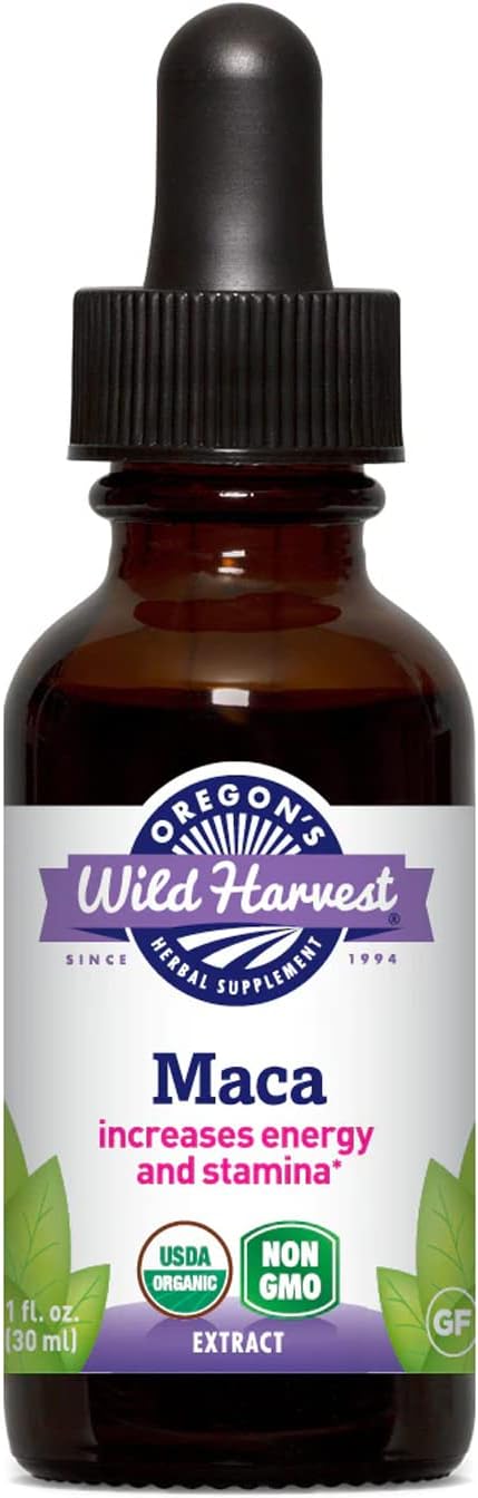 Oregon's Wild Harvest 1:3 Organic Maca Root Extract, 1 Fluid Ounce