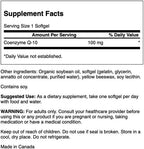 Swanson Coq10 100 100 Milligrams 50 Sgels