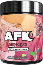 Gamer Supps AFK+® (with Melatonin): Razzz Berry Sorbet - 40 Servings - Keto Friendly Magnesium-Focused Sleep Support Supplement, Apigenin, Sugar Free