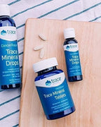 Trace Minerals ConcenTrace Trace Minerals Tablets - Daily Supplement for Overall Wellness - Natural Energy, Bone Strength, Healthy Connective Tissue & Immune System Support - 90 Count (30 Servings)