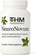 NeuroNovum Memory Support Capsules for Focus & Mental Clarity – Herbal Cognitive Supplement with Plant Cell-Cultivated Sage & Lemon Balm – Brain Support Formula – 30 Count