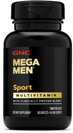 GNC Mega Men Sport Multivitamin | Performance, Muscle Function, and General Health | 90 Count